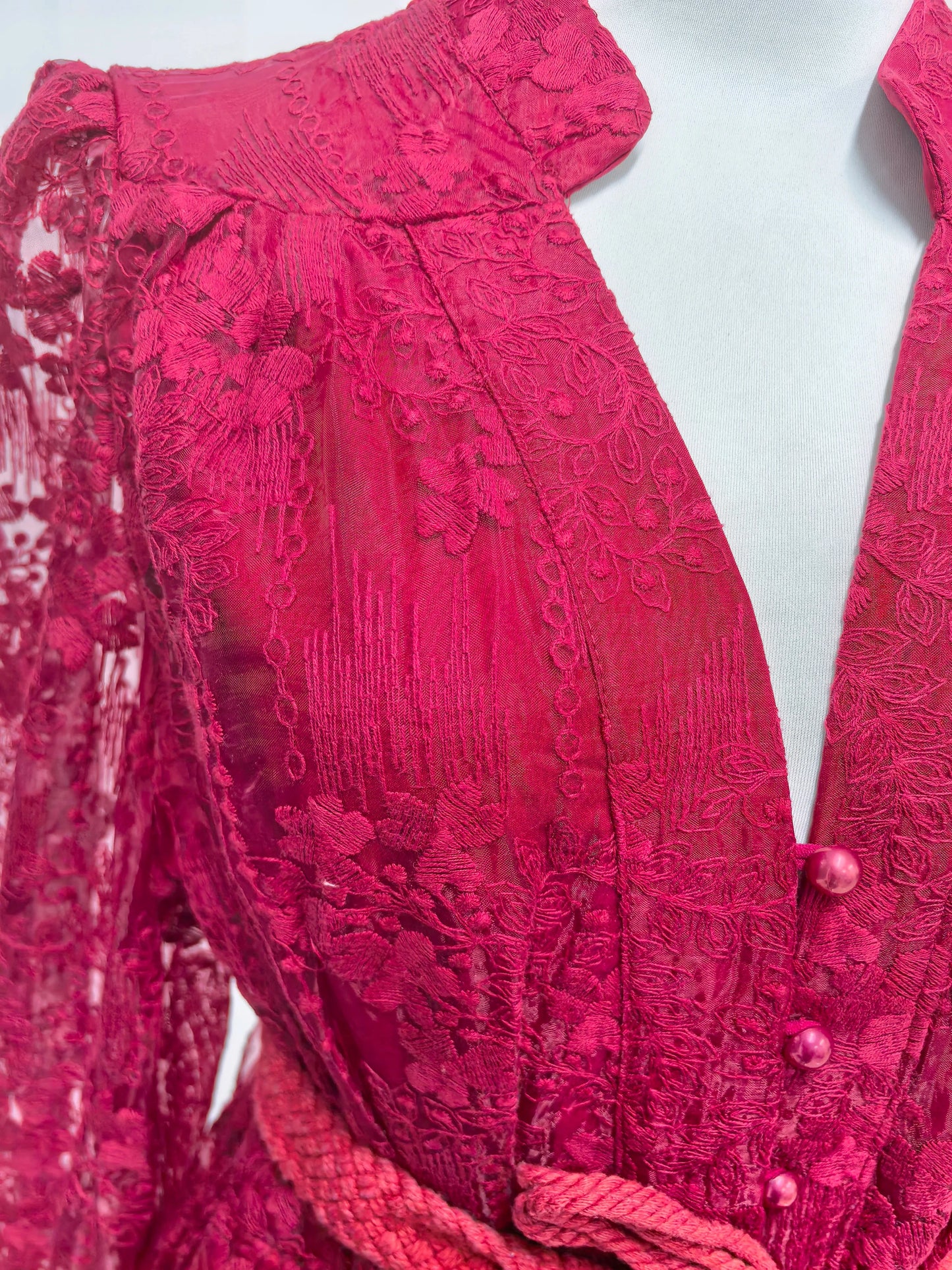 Luxury Embroidery Formal Dresses Women Summer Autumn Lantern GlowCart