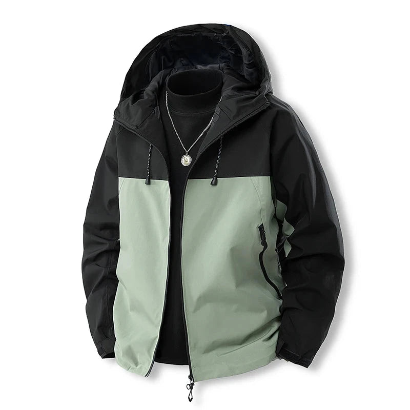 CHRLCK Men's Waterproof Hiking Jacket Women Splicing GlowCart