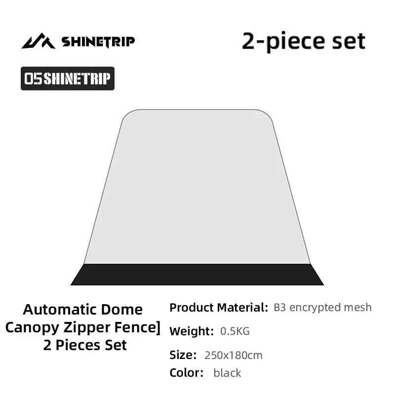 ShineTrip 05 Series Dome camping tent Quick Setup big tent GlowCart