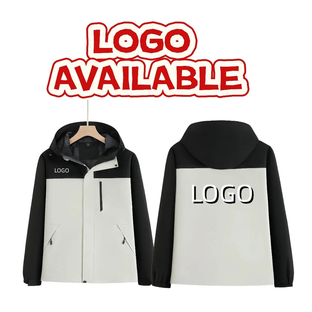 Men's Ski Jacket Waterproof 3 in 1 Winter Coat with Fleece GlowCart