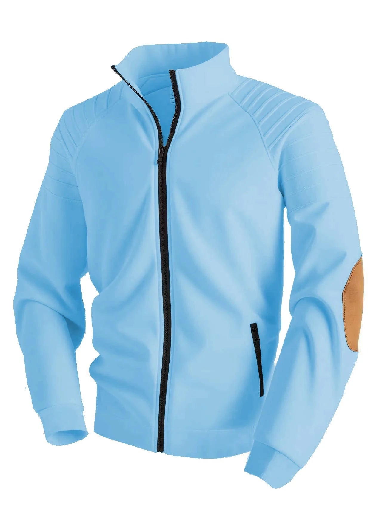 New Fashion Men's Jacket - pure color casual long-sleeved GlowCart