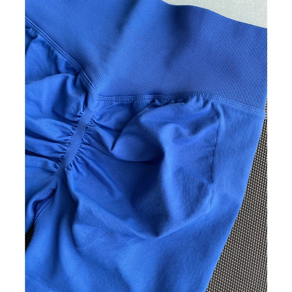 TKITK Shorts Pro Solid Seamless Half Pants Women Soft  Fitness Outfits Yoga Pants Gym Running Bike Wear GlowCart