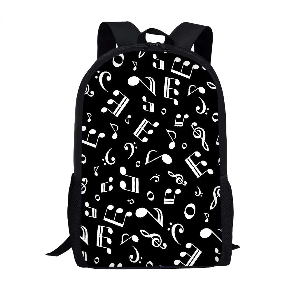 Luxury Piano Keyboard Musical Notes 3D Print 3pcs/Set School GlowCart