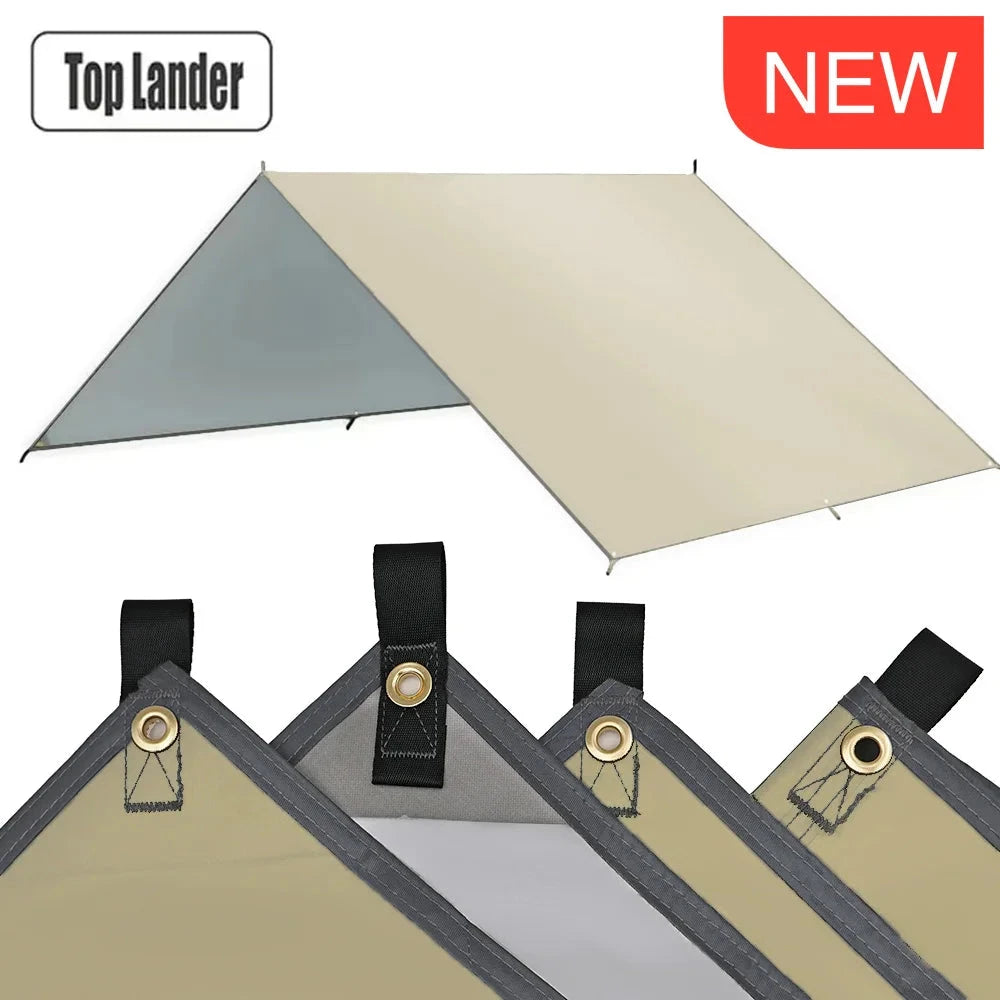 Camping Tarp Waterproof Tent Tourist Awning Shade Garden GlowCart