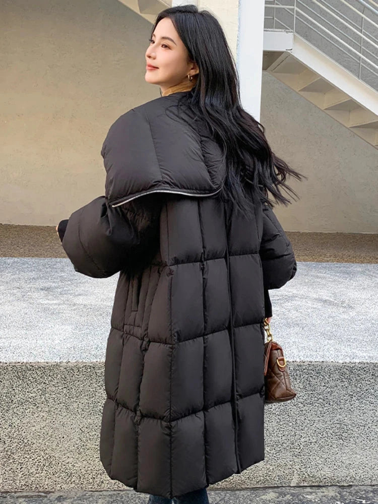 Winter Fashion Goose Down Jacket Women's 2023 New High GlowCart