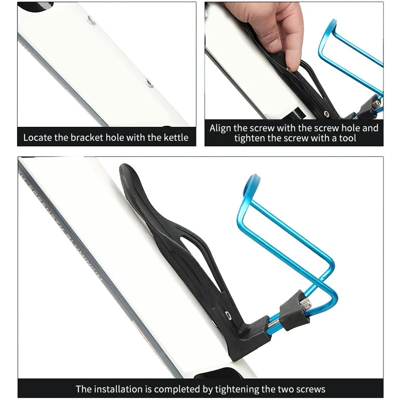 Adjustable Bicycle Water Bottle Holder Aluminum Alloy Lightweight Bike Water Cup Cages Universal Drink Rack Cycling Accessories GlowCart