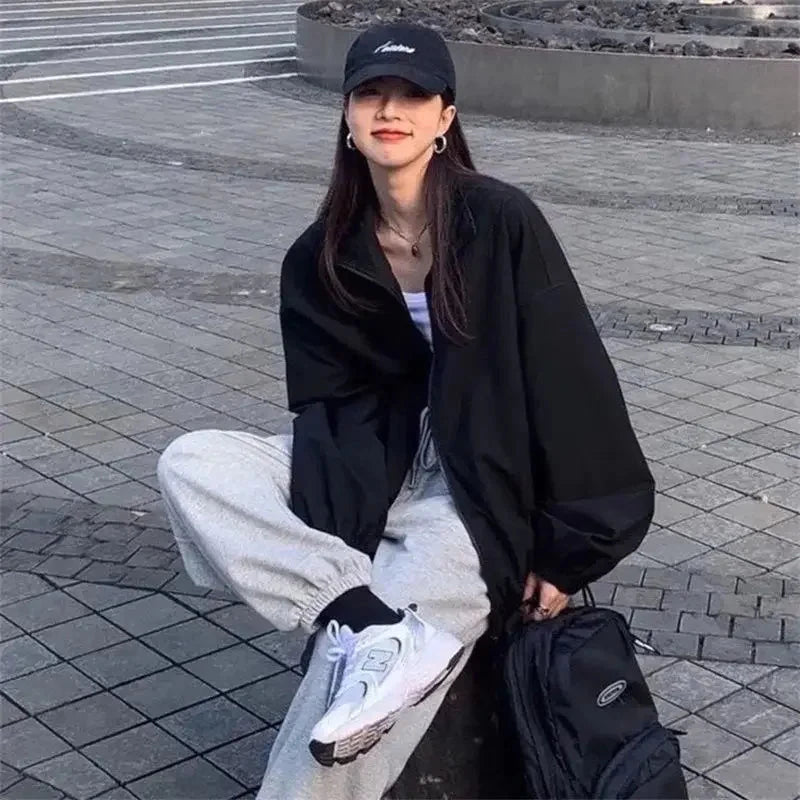 Oversize Jacket Woman 2023 Spring Streetwear Korean Style GlowCart