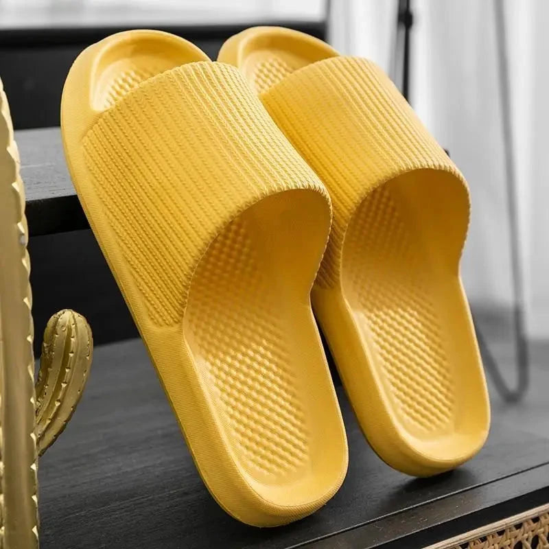 Thick Platform Bathroom Home Slippers Women Fashion Soft GlowCart