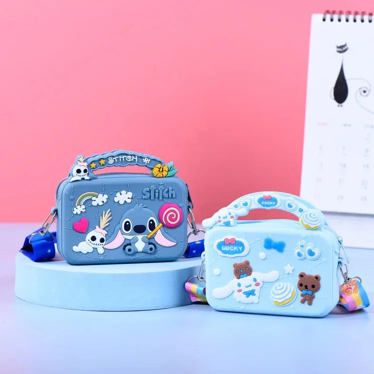 Stitch Disney Silicone Bag Cartoon Anime Figure Stich GlowCart