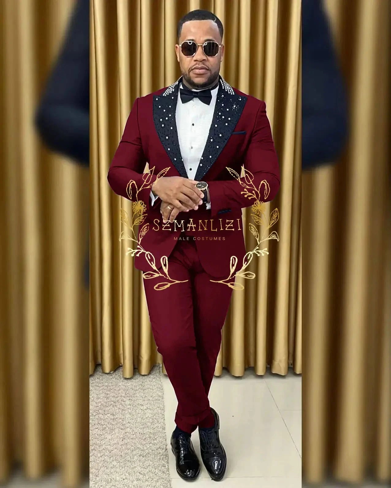 Luxury Wedding Suits For Men Groom Wear Tuxedos Handmade GlowCart