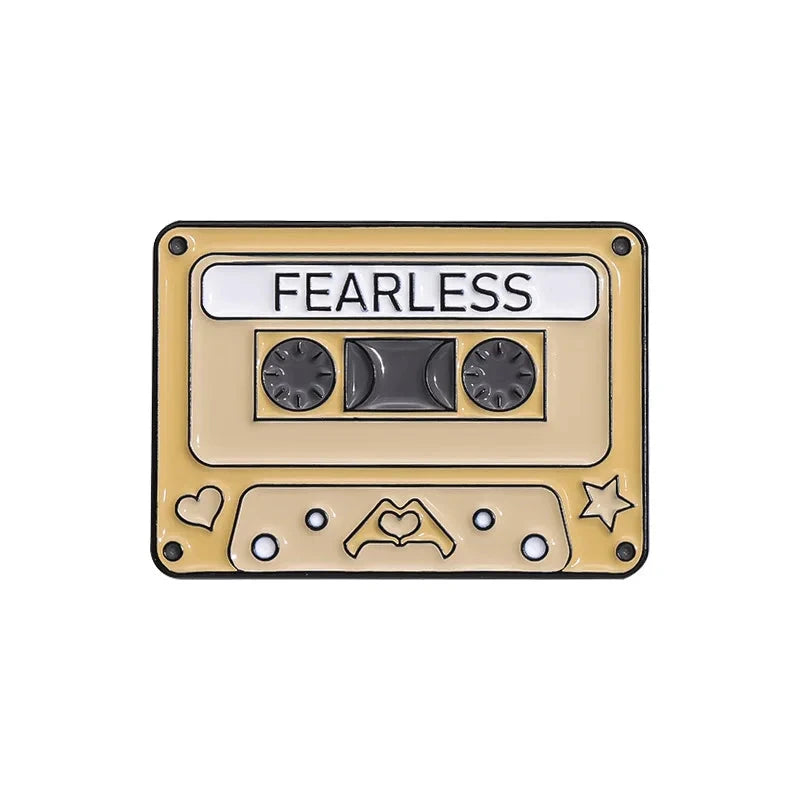 Taylor Midnights Radio Station Enamel Pins 80's Retro Radio GlowCart