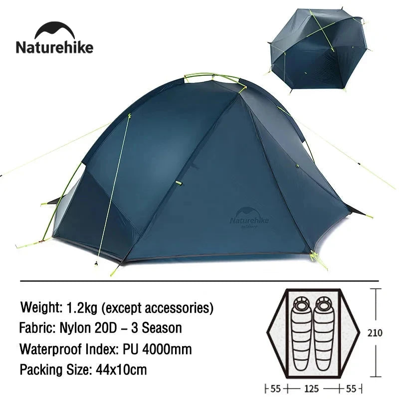 Naturehike Tagar Ultralight Hiking Tent Outdoor Summer GlowCart