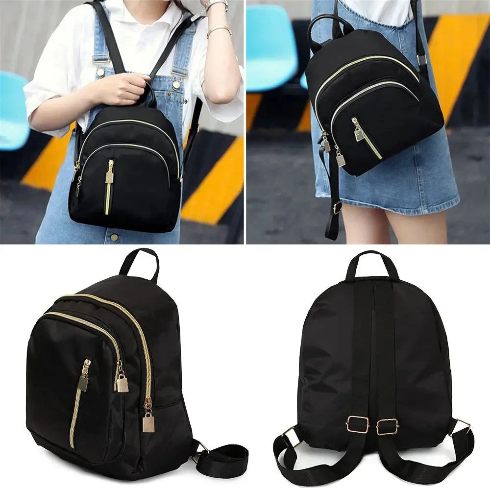 Women's Multi-Function Mini Backpack Fashion Girl Oxford GlowCart