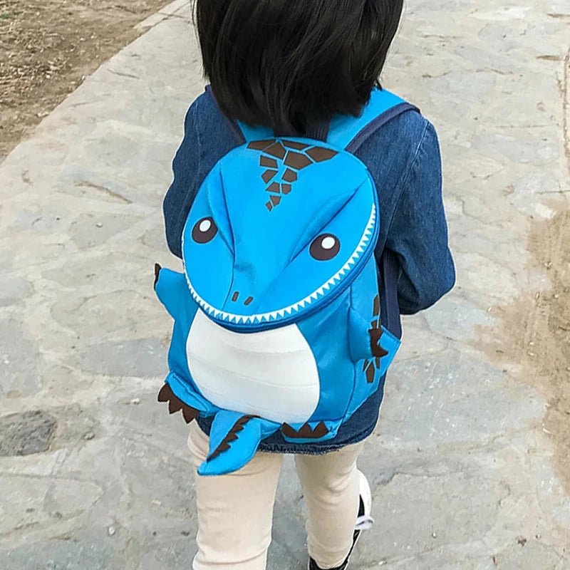 New Cartoon Dinosaur Baby School Bag Girl Kindergarten Oxford Cloth SchoolBag Boy Waterproof Child Animal Backpack Travel Bag GlowCart
