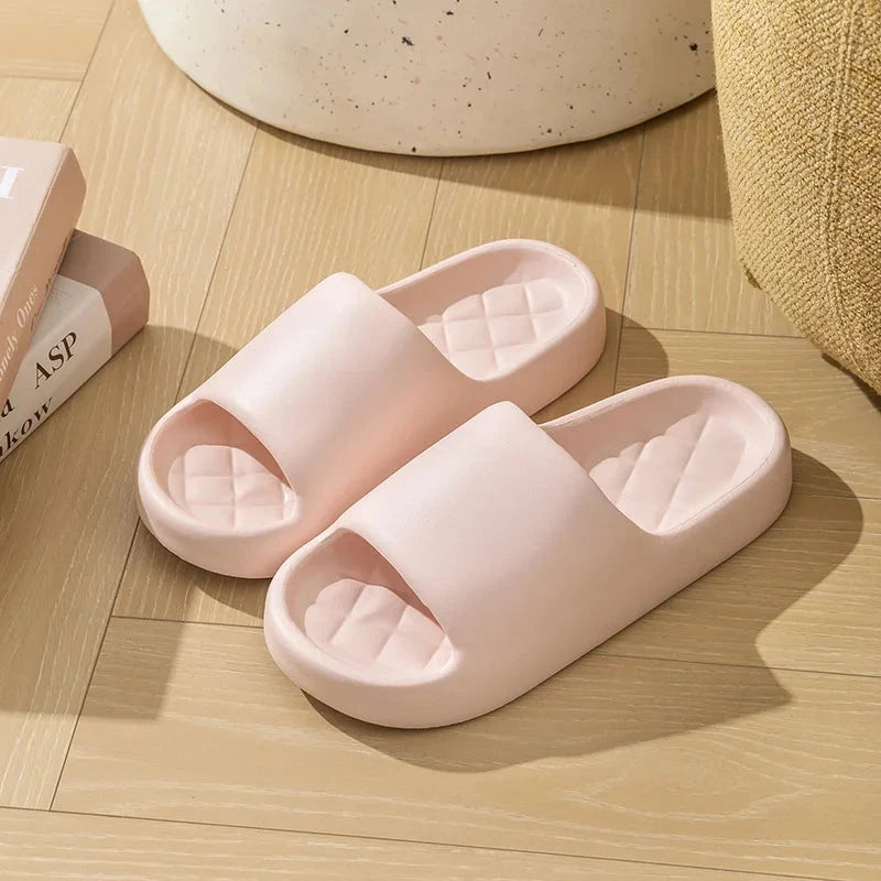 Household Indoor Bathroom Bath Couple EVA Slippers Home GlowCart