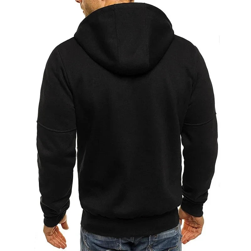 Men's Hoodies Long Sleeve Sweatshirt Zipper Design Hooded GlowCart