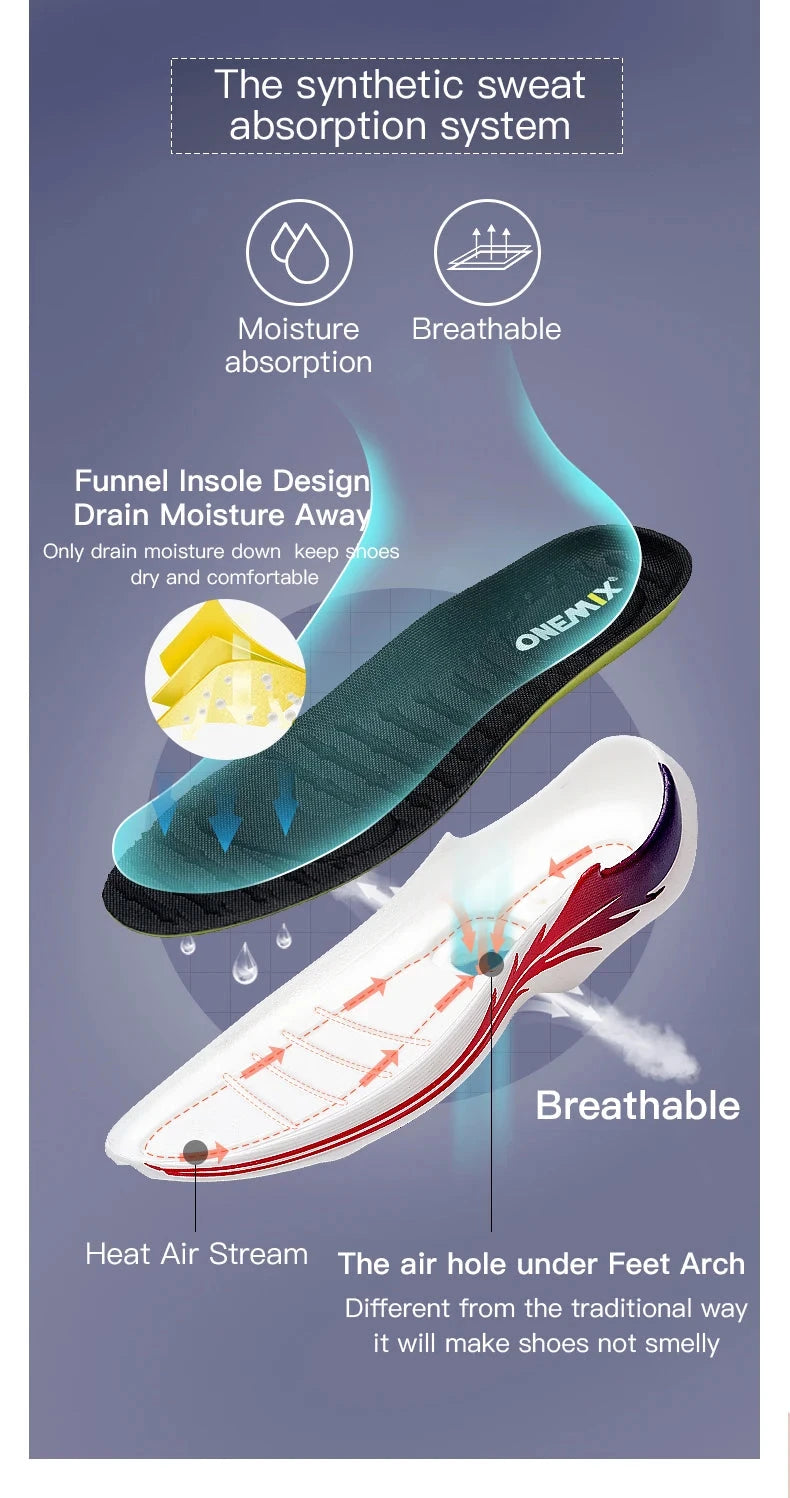 ONEMIX 2025 New Marathon Menbreathable Non-Slip GlowCart