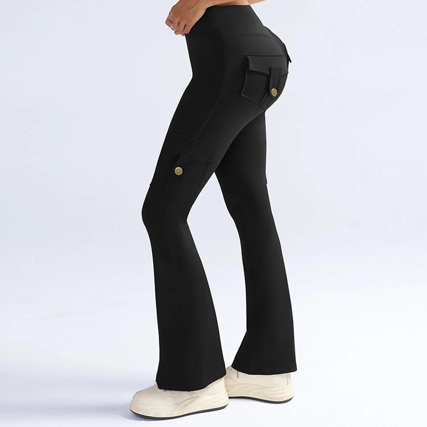 Newest Women Wide Leg High Stretch Yoga Leggings Naked GlowCart