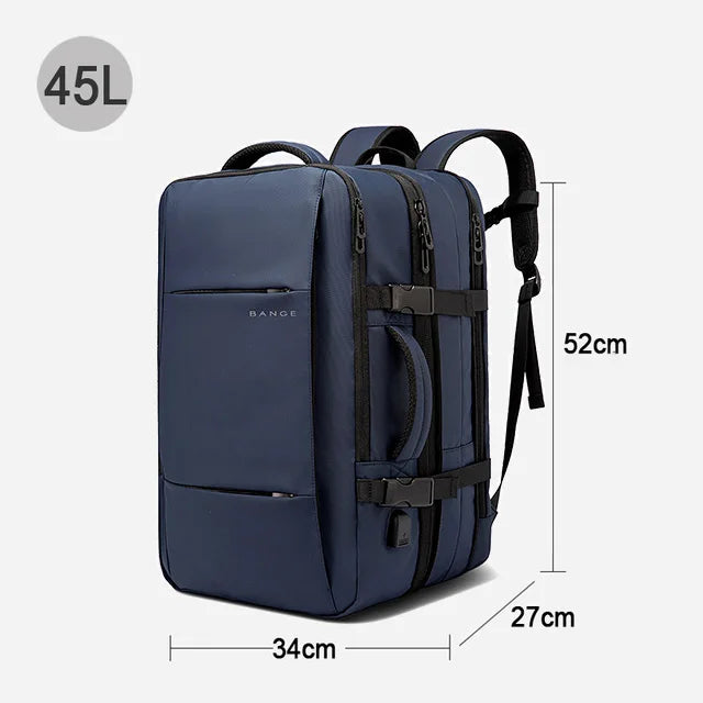 BANGE Expandable Men's Backpack Waterproof 17.3 in Laptop