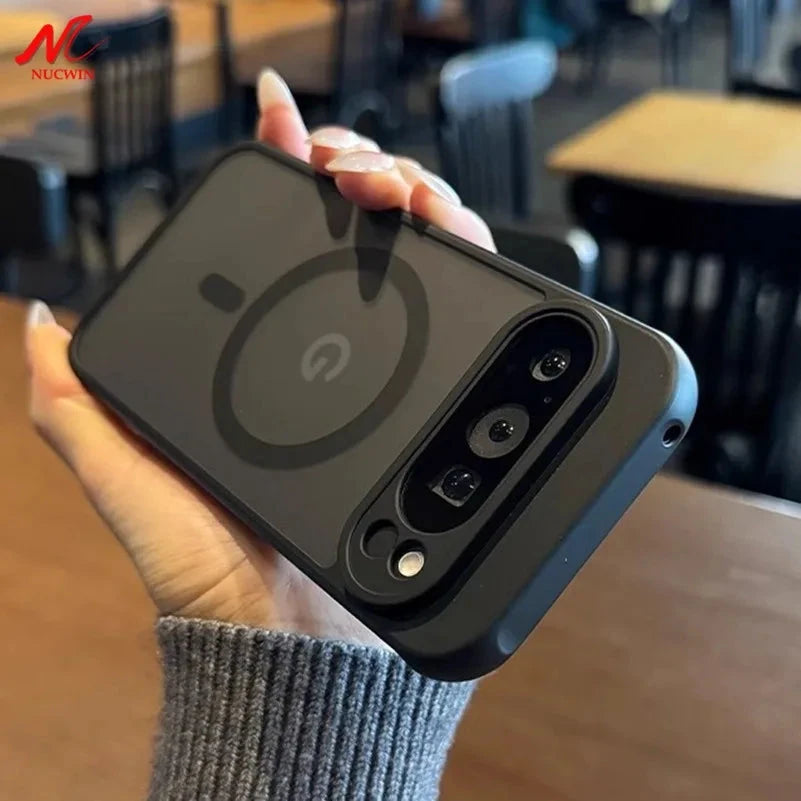 For Google 9A Magsafe Case Slim Matte Carbon Fiber Wireless GlowCart