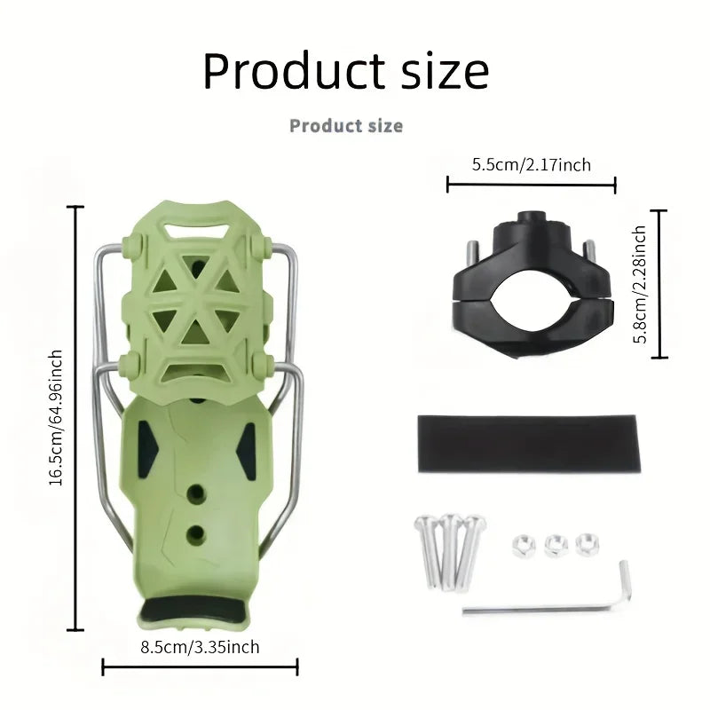 2025 New 360° Adjustable Handlebar Cup Cage Universal Bike Motorcycle Water Bottle Holder For MTB Road Cycling ADV Motorbike GlowCart