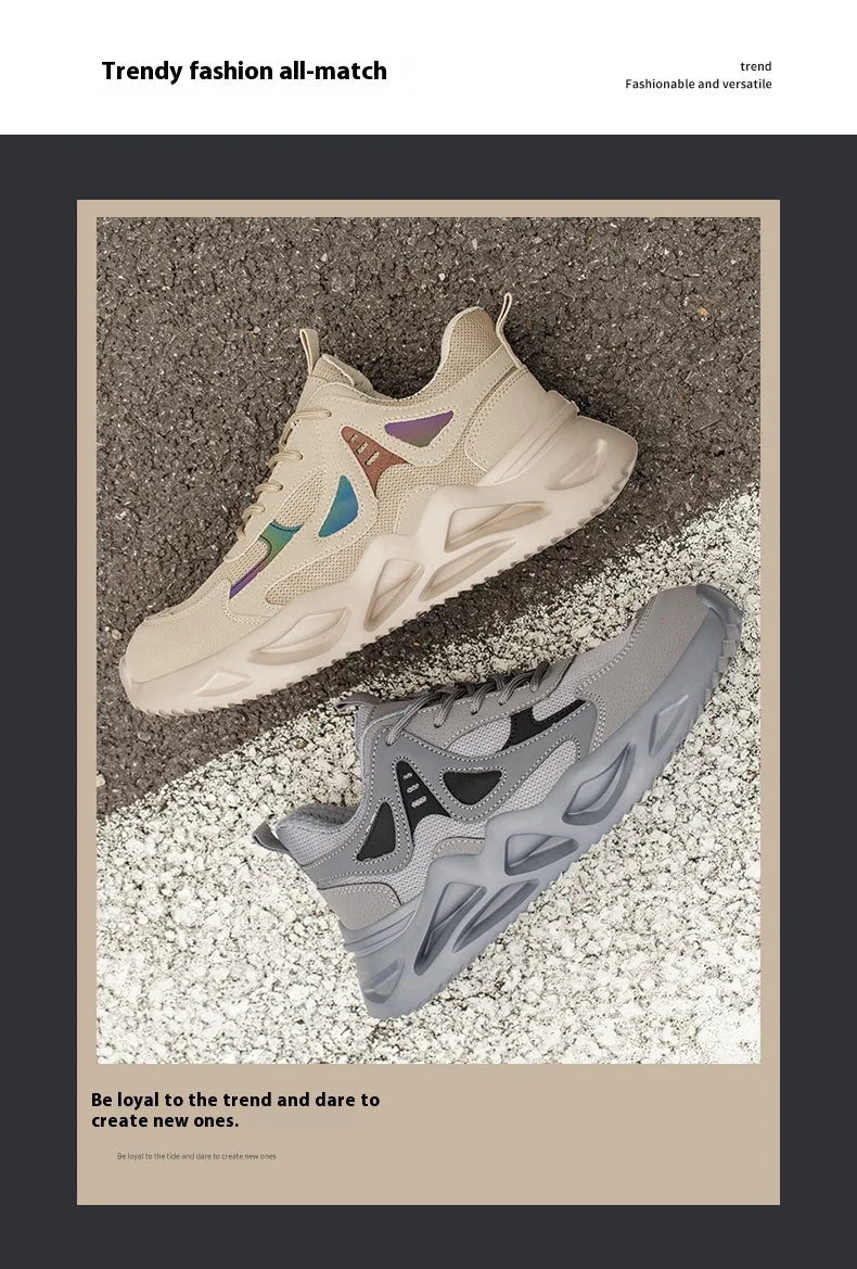 Lightweight Safety Shoes Men Women Work Shoes Steel Toe Cap Working Boots Sneakers Man Women Breathable Shoes Tactical Boots GlowCart