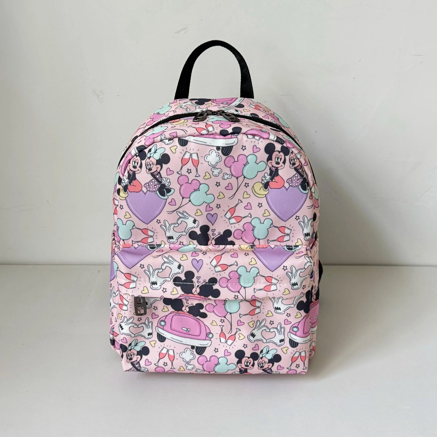 MINISO New Cute Mickey Mouse Cartoon Backpack Burden-Reducing Spine Protector Student Bag Cross-border Versatile School Bag GlowCart