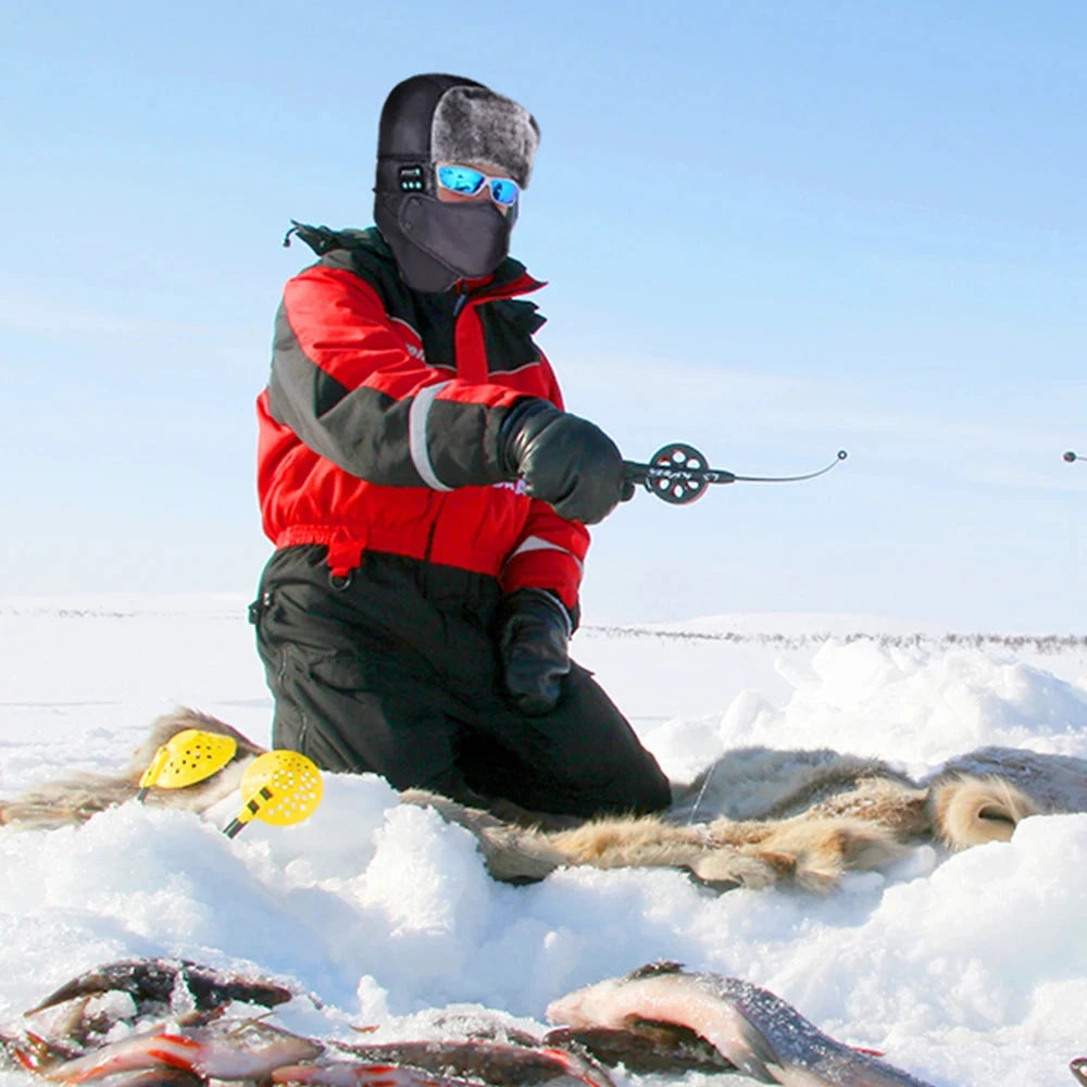 Winter Trapper Hat for Men Women Warm with Bluetooth GlowCart