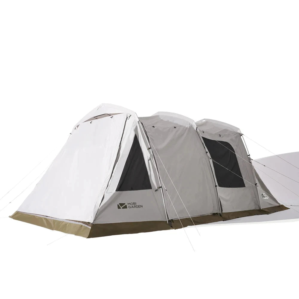 MOBI GARDEN Moby Garden Camping LS4 Tunnel Tent Living Shell GlowCart