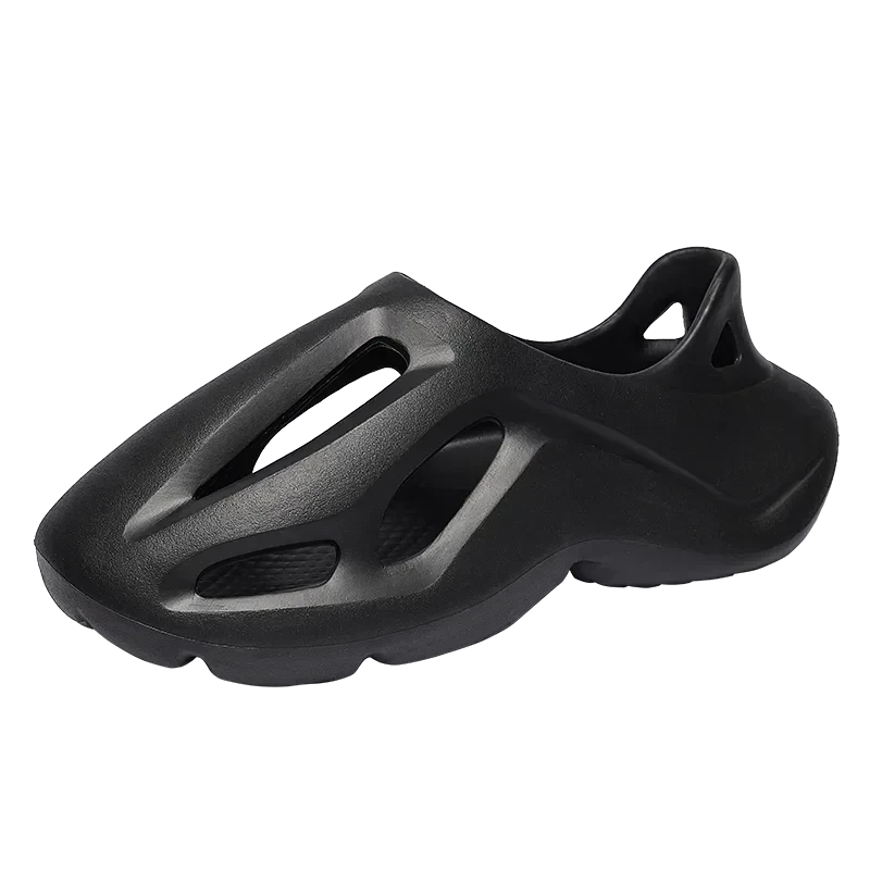 Men's Slippers Summer Soft EVA Beach Hole Shoes Outdoor Women's Slide Non-slip Personalized Hollow Shoes 36-47 GlowCart