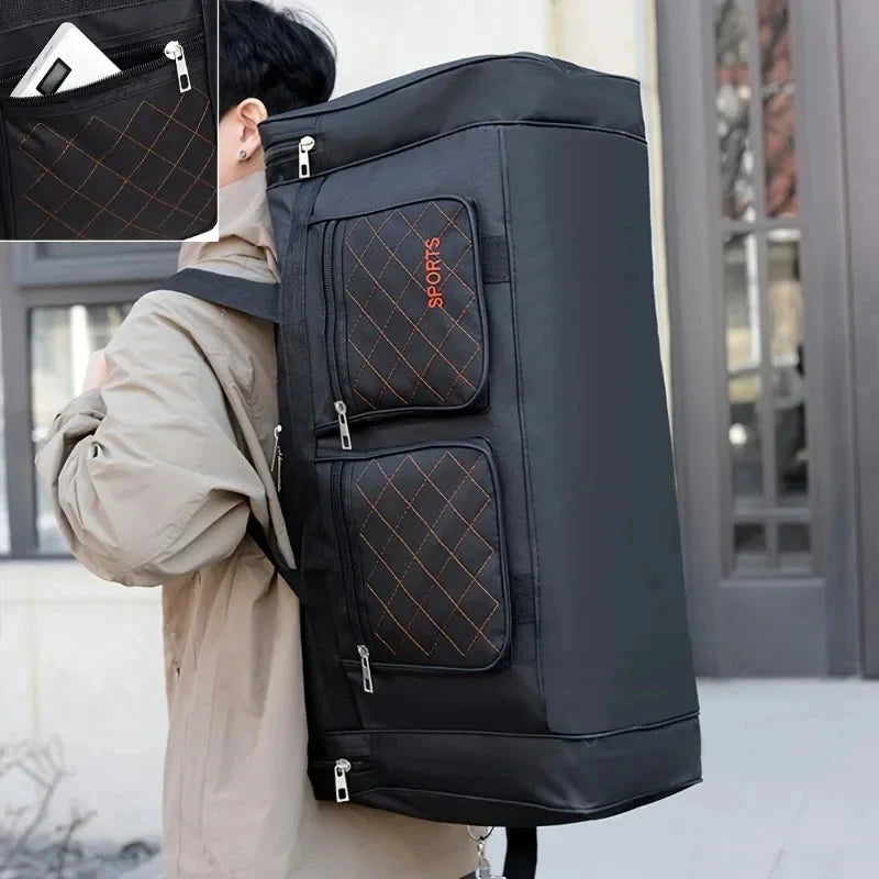 Large Capacity Travel Duffel Bag, Casual Style, Multiple GlowCart