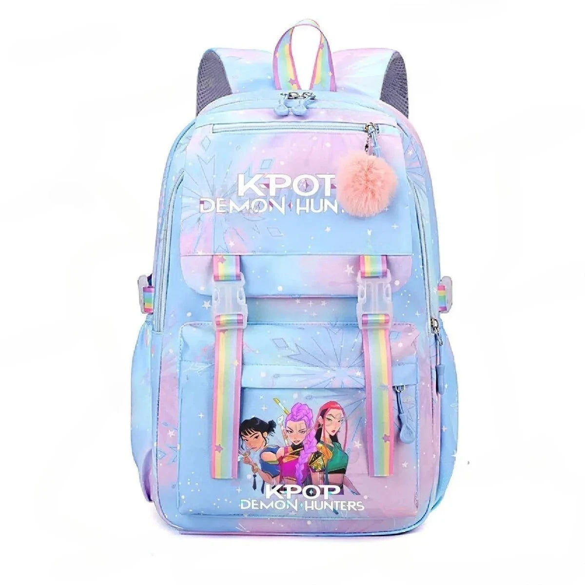 Miniso KPop Demon Hunters Daily Bagpack Hot Movie Print Backpacks for Girl Boy K-Pop Fashion Casual Students School Backpack GlowCart