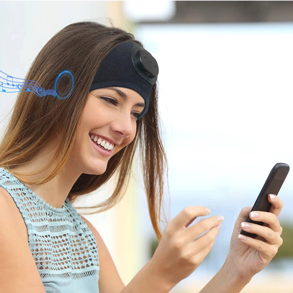 Sleep Headphone Bluetooth 5.2 Headband, Sports Wireless GlowCart