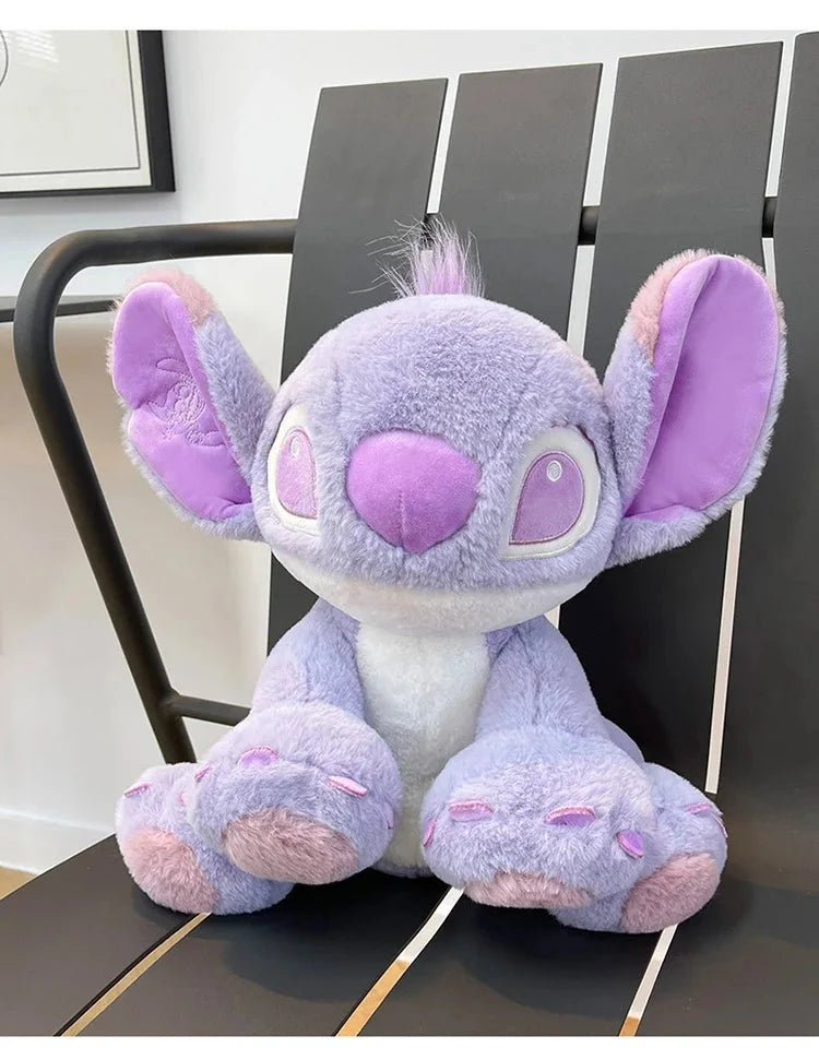 Disney Cartoon Purple Stitch Doll Star Baby Kawaii Plush Toy GlowCart