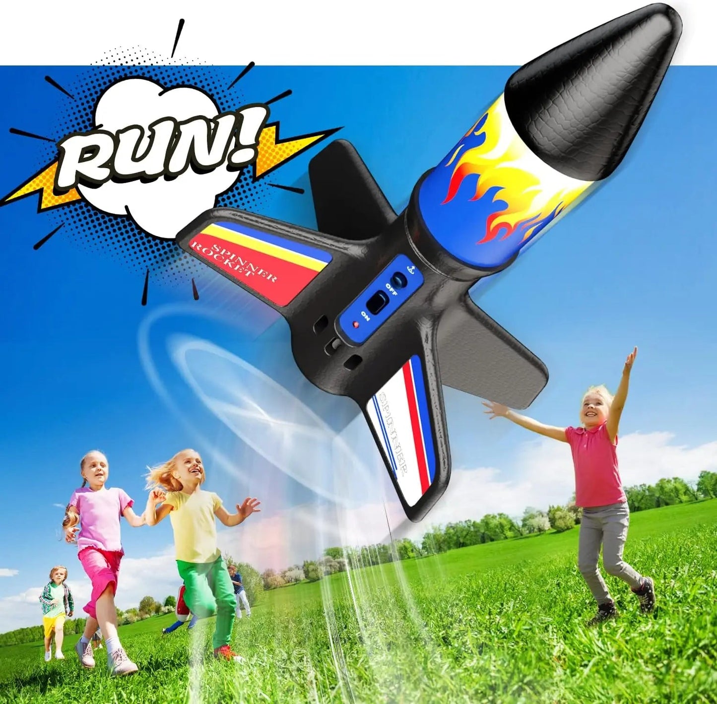 Electric Rocket Launcher Toys New Space Exploration Skyrocket With Parachute Kid Outdoor Toys Children Toys  Model Rocket Kit GlowCart