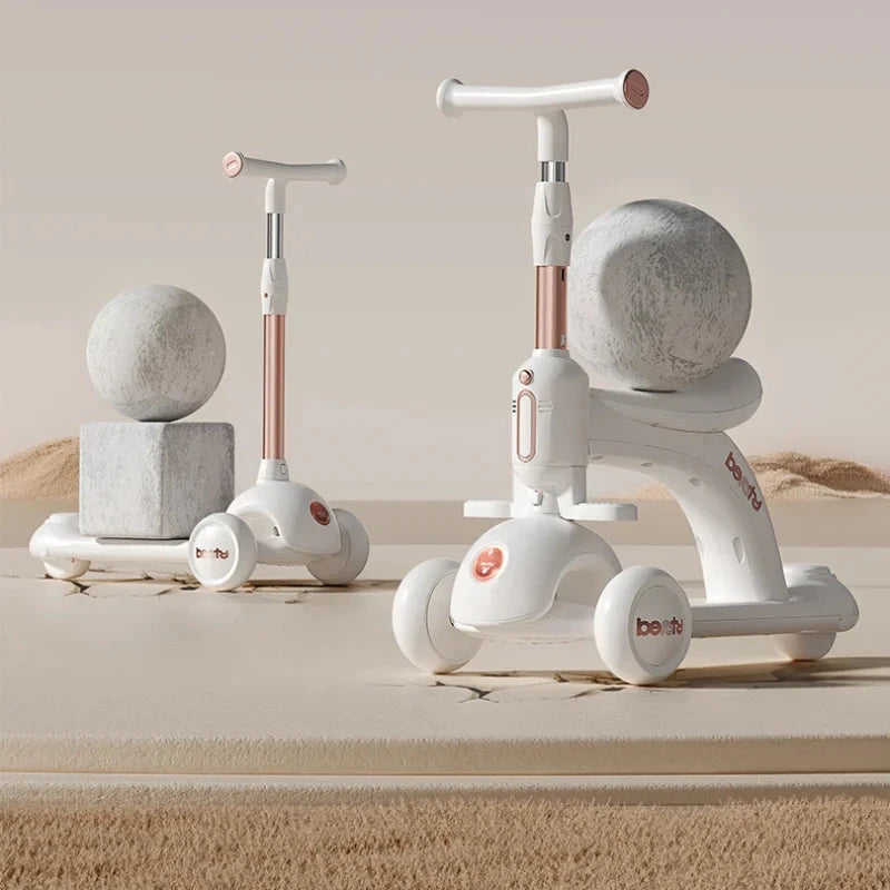 Multifunctional Stroller,Children's Scooter Lightweight Outdoor Children's Car Children's Walker New Style Baby Stroller GlowCart