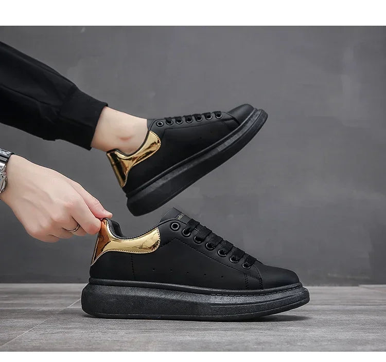 2025 Men Causal Shoes Pring Brand Spring Designer Wedges White Sneakers Platform Tenis Feminino Trainers Female Walking GlowCart