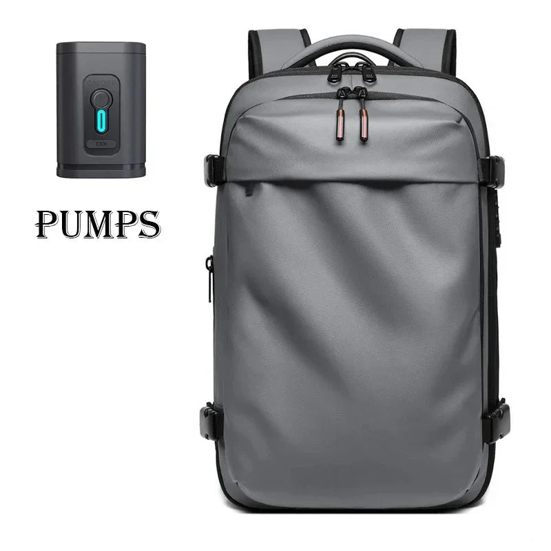 Men Travel Backpack vacuum compression Laptop Backpack 17 GlowCart