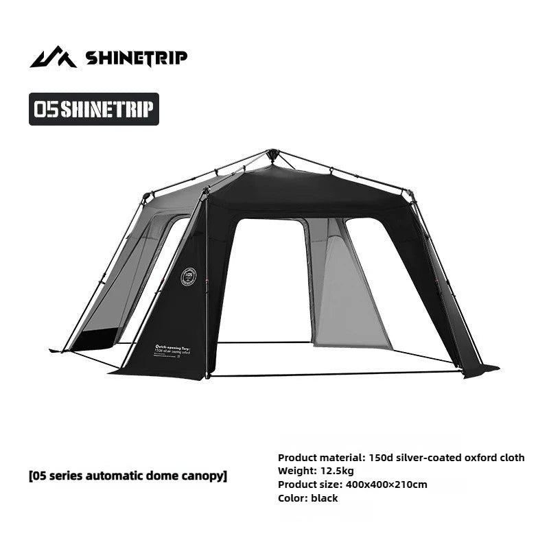 ShineTrip Quick Open Dome Tent Free Building Sunscreen Wind GlowCart