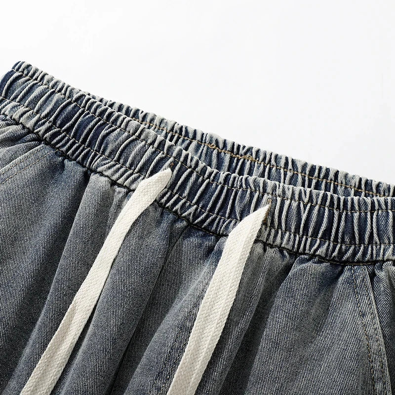 New 2025 men's HIHOP style casual long jeans classic GlowCart