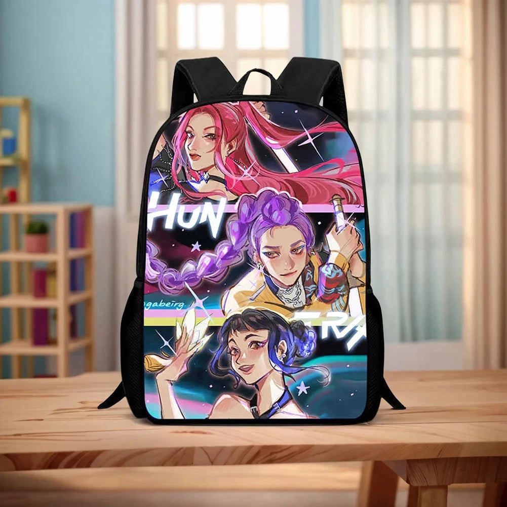 Hunter Simple Travel Rucksack Large Capacity Lightweight Nylon Backpack Demon Laptop Backpack School Outdoor Backpack GlowCart