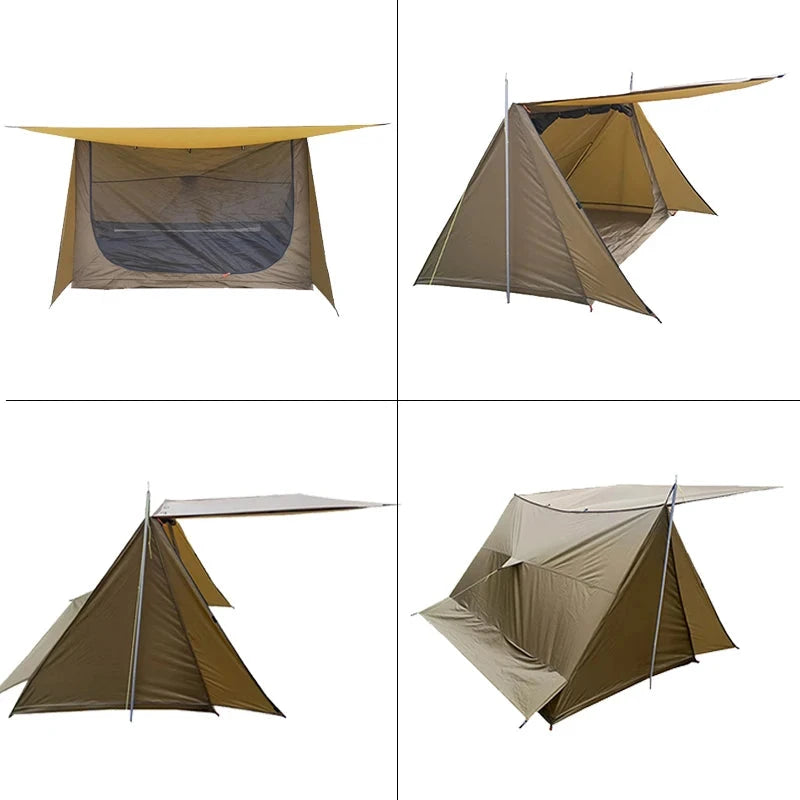 Smilodon-Ultralight Shelter Tent PU3000 Portable 1-2 Person GlowCart