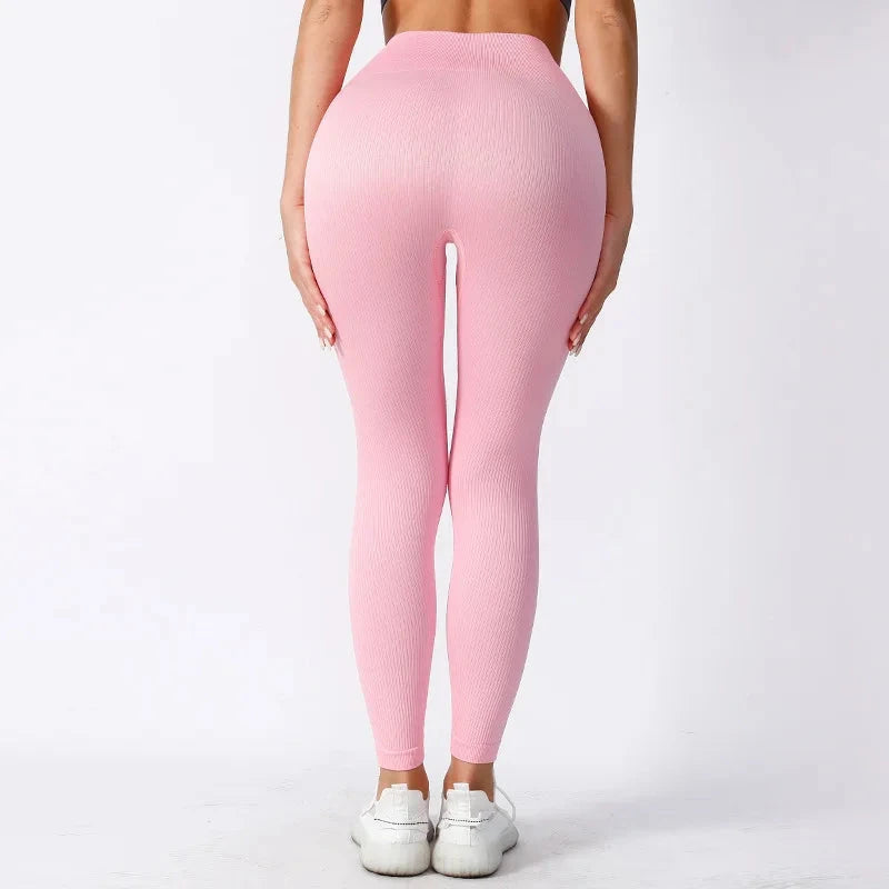 Thread Knited Leggings Women Seamless Slim Tights Gym GlowCart