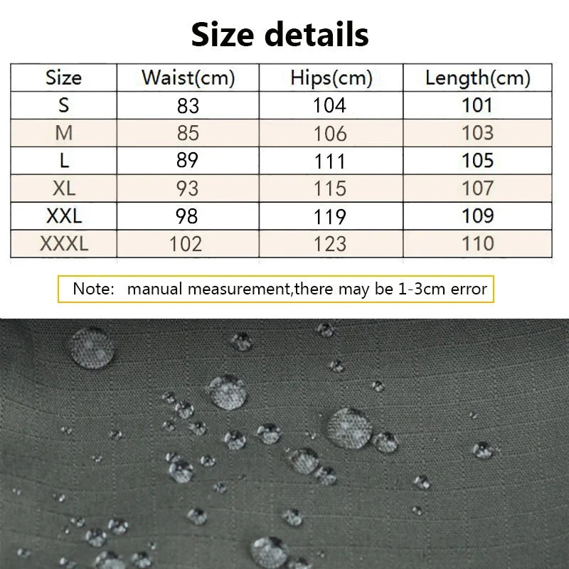 New Tactical Work Pants Men Outdoor Cargo Trousers GlowCart