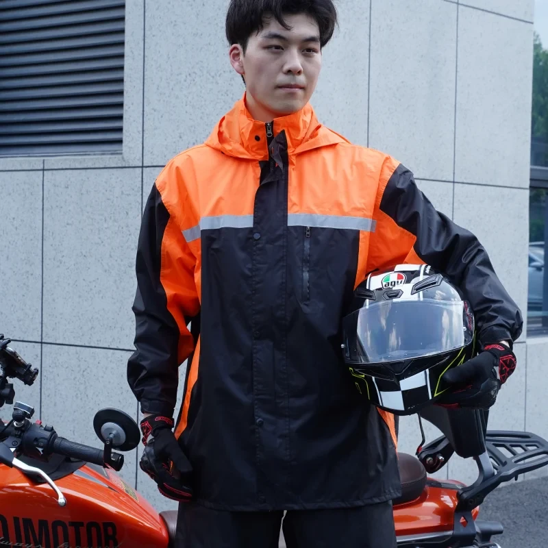 2025 New Unisex Motorcycle Raincoat & Rain Pants Suit GlowCart