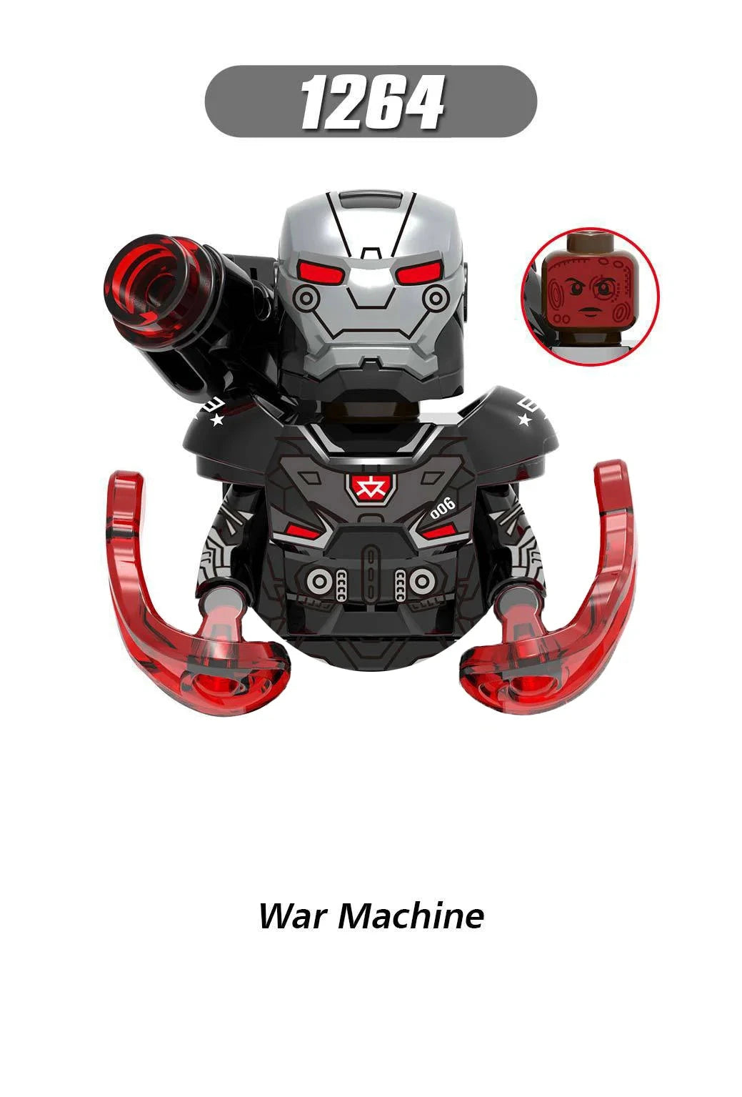 1002 Marvel Deadpool Iron Man Riot Thor Building Brick toy GlowCart