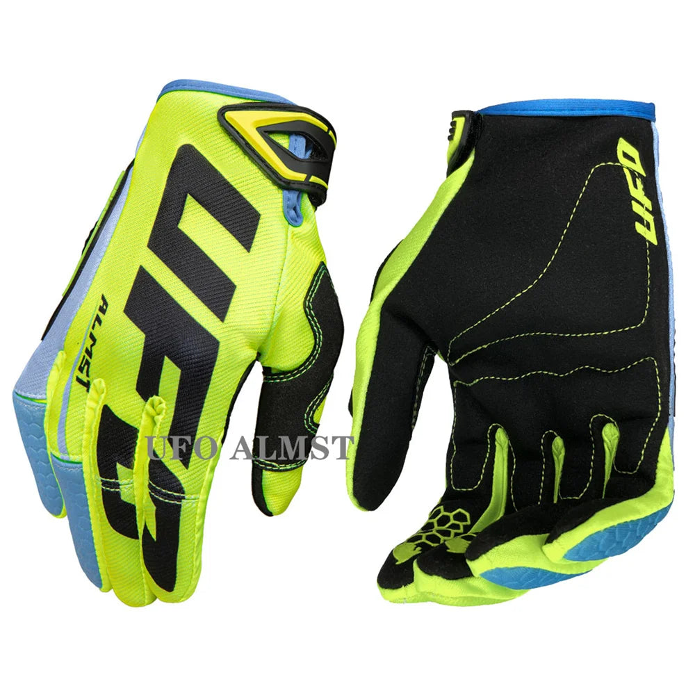 UFO Almst Off-road Motorcycle Gloves Mens Women Mountain Bike Gloves BMX ATV UTV Guantes Soft Breathable Motocross Racing Gloves GlowCart