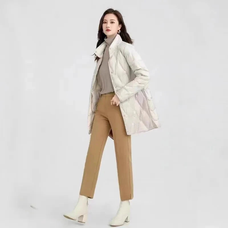 2024 New Arrivals Women Double Sided Thin Puffer Jacket GlowCart