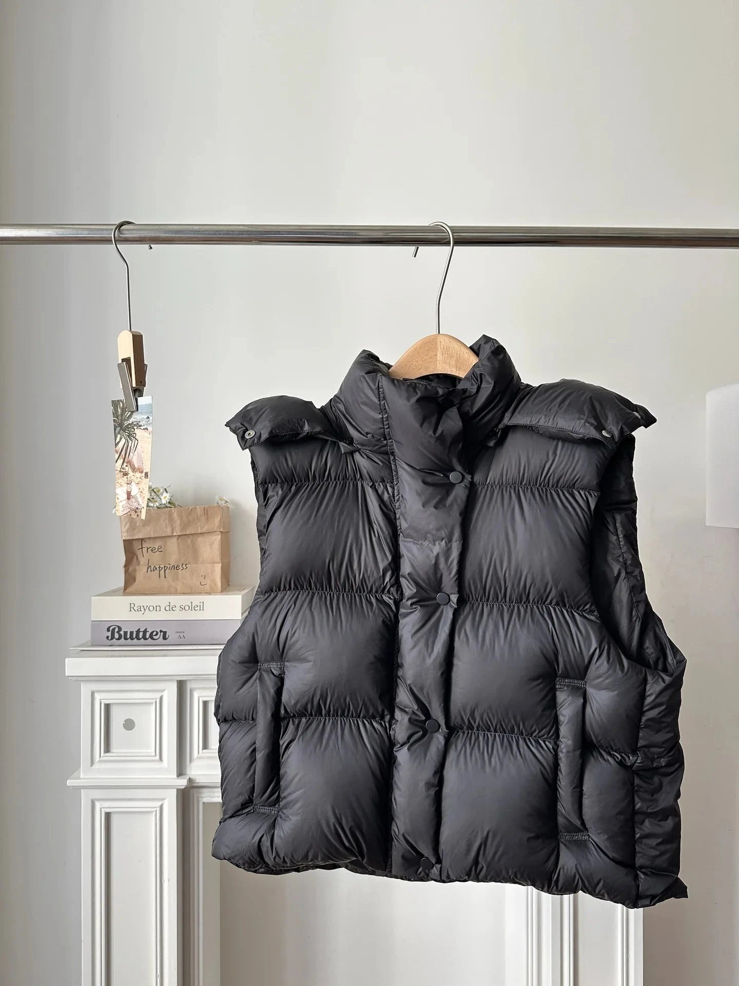 Women's Hooded Down Vest 2025 Fall/Winter Collection GlowCart