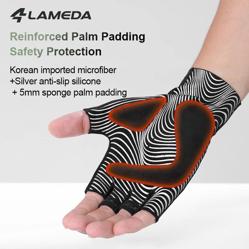 LAMEDA Cycling Gloves Half Finger Men and Women Mountain Bike Sports Gloves Cycling Accessories Breathable MTB Road Bike Gloves GlowCart